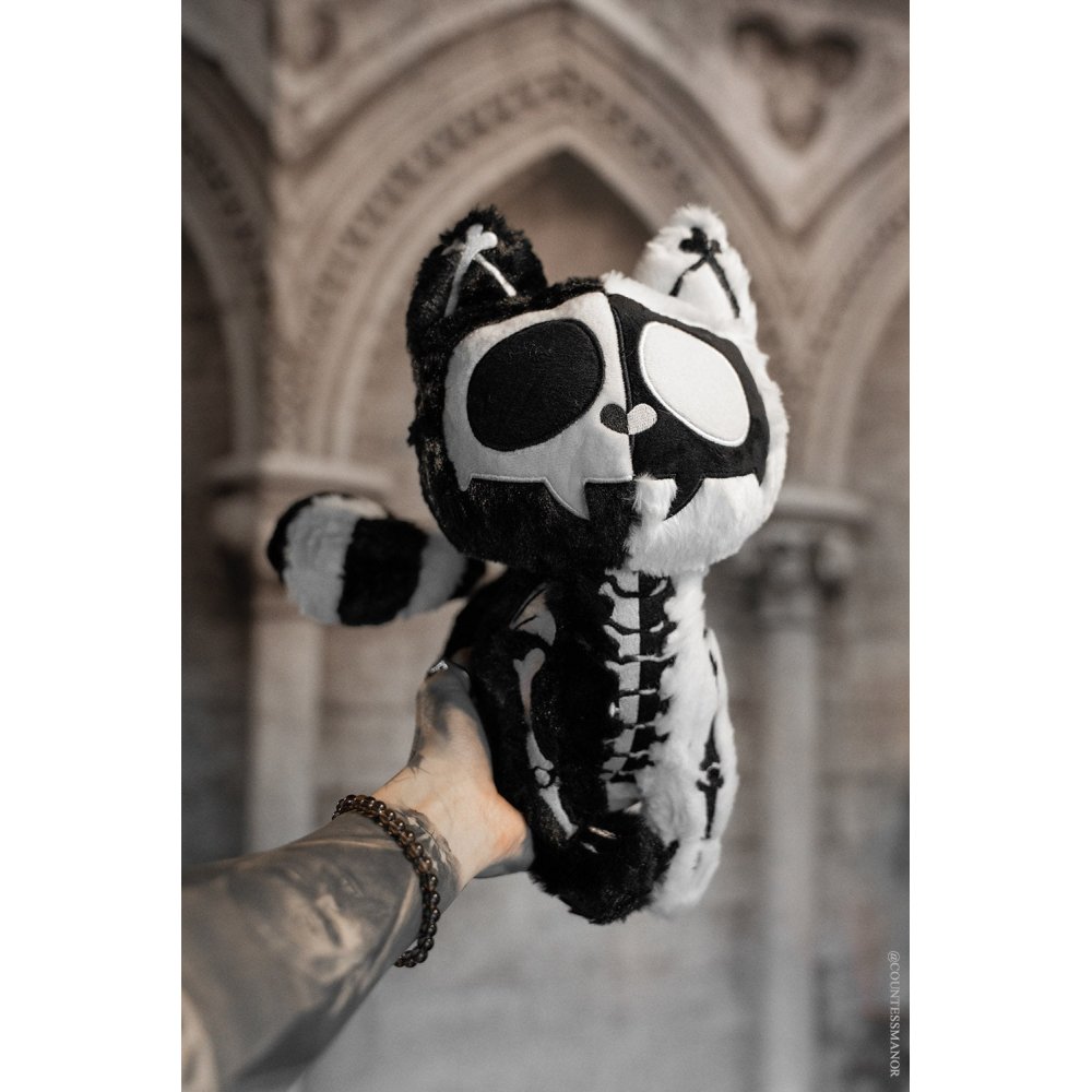 Vampire Freaks - Splitzokitty (Limited Edition) Plüschtier - Schwarz/Weiß